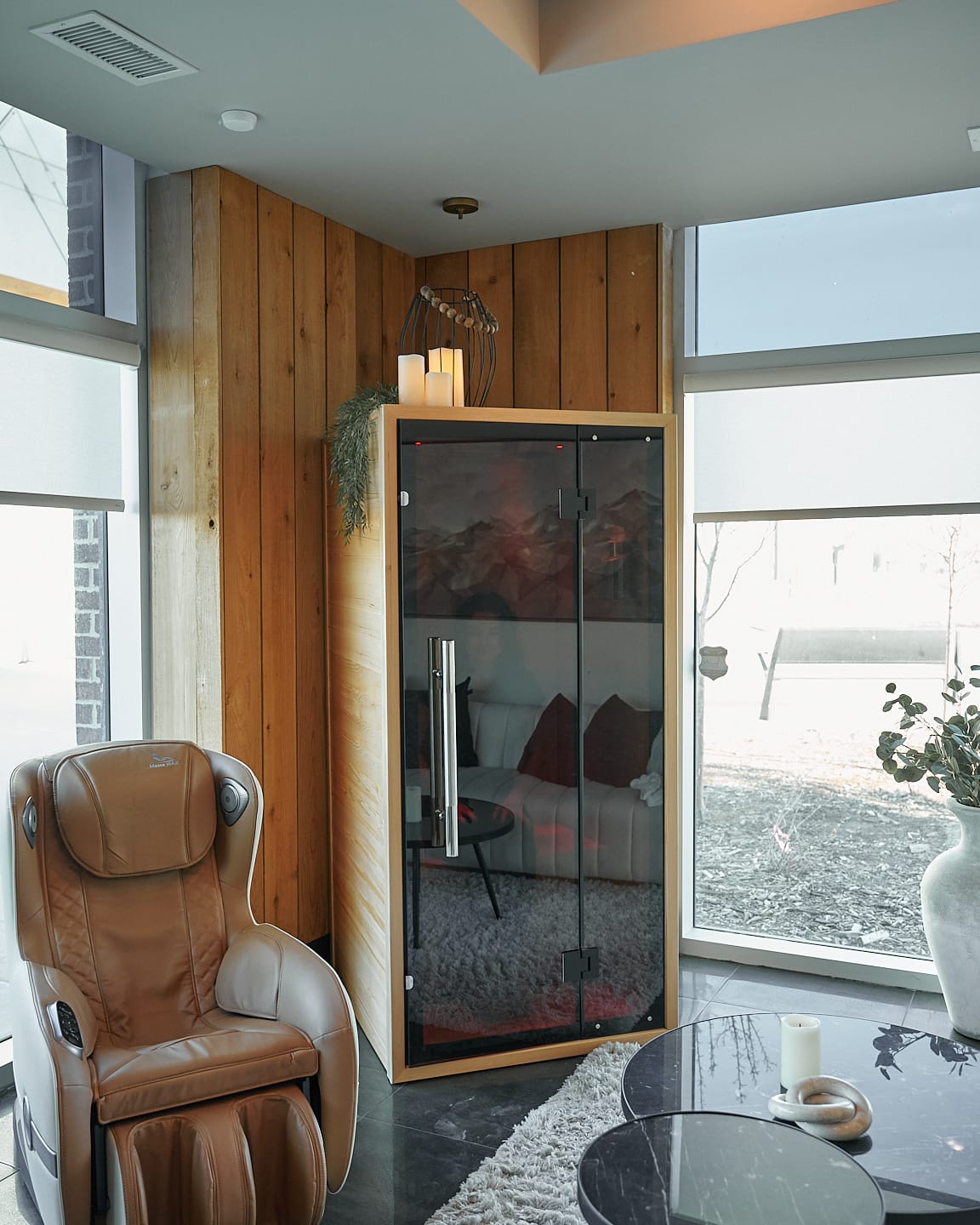 Leela Eco Spa Salt Booth.