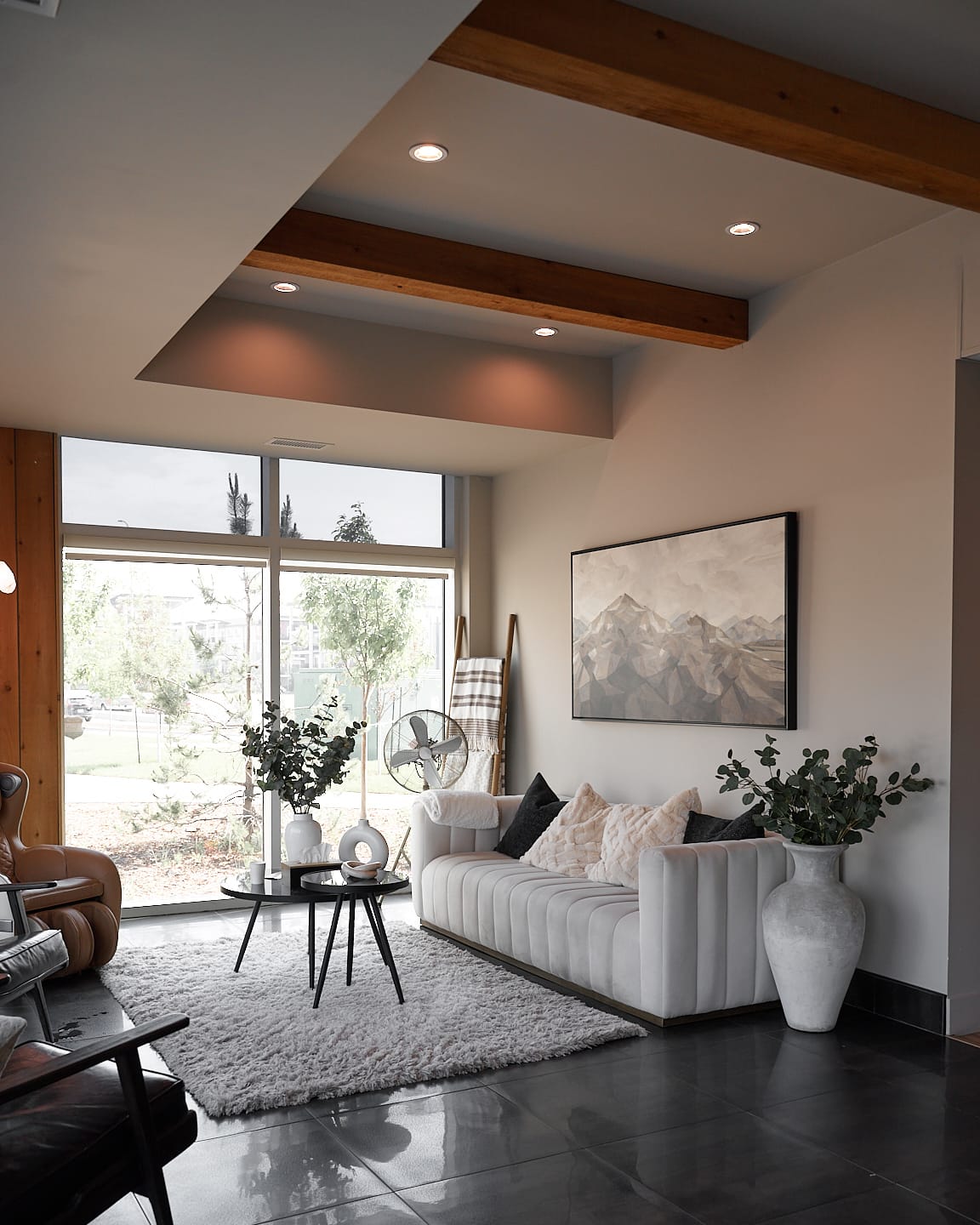 Leela Eco Spa Township interior.