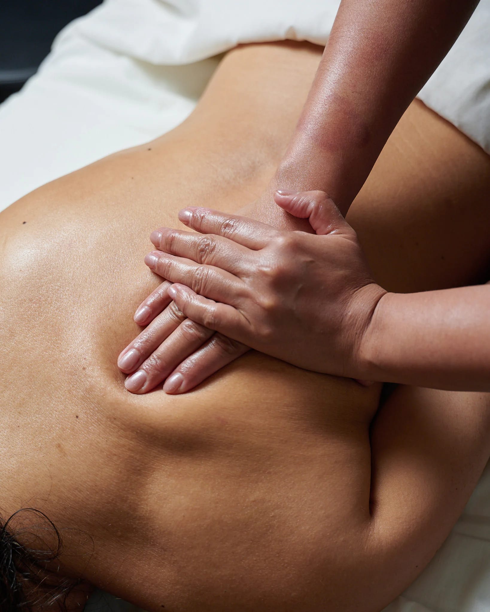 Massage therapy at Leela Eco Spa.